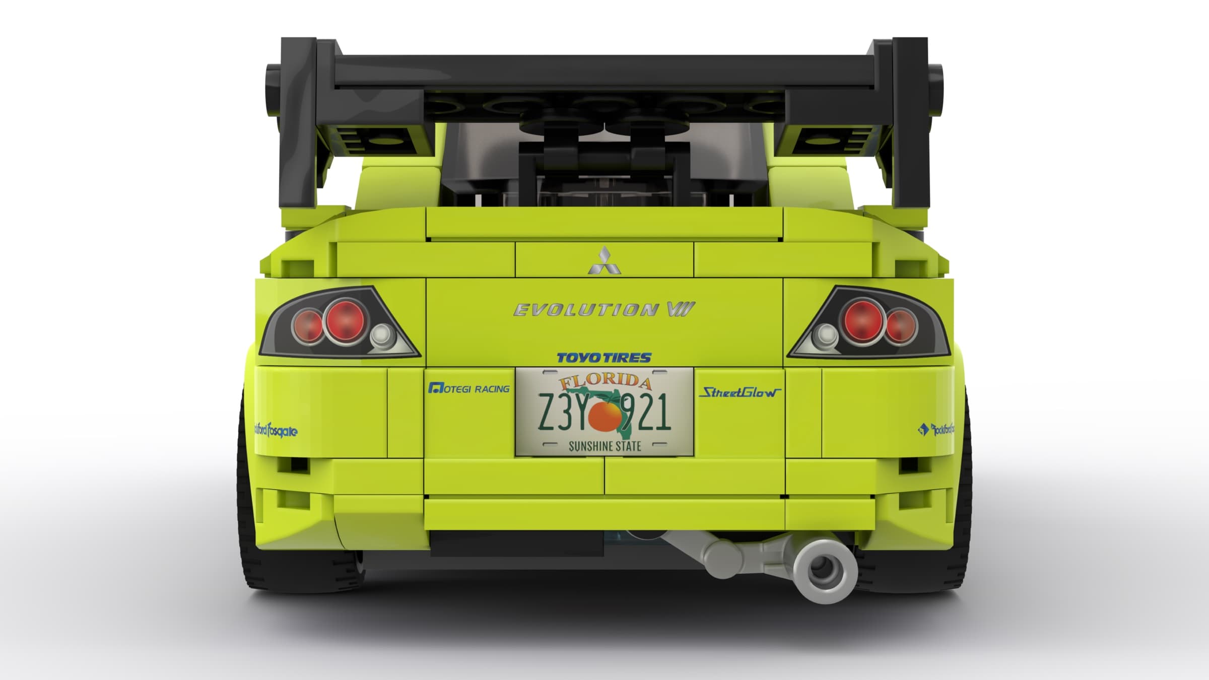 Evo VII sticker sheet